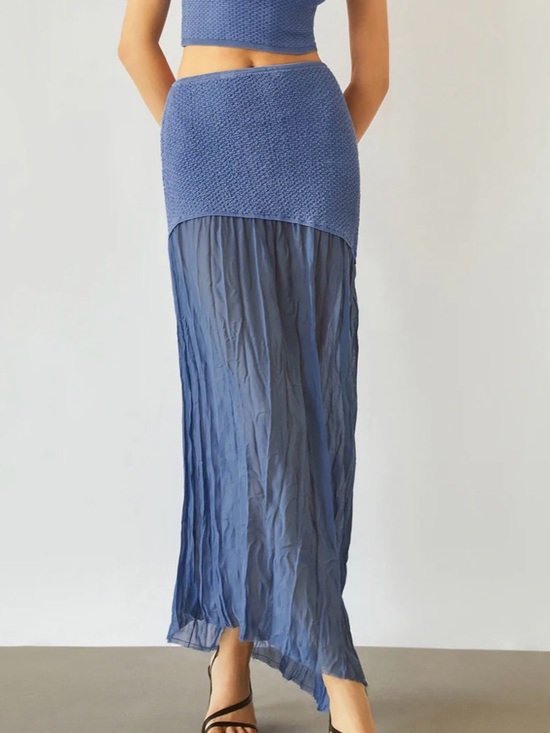 Commense Dresses & Skirts - Commense Sea Breeze Skirt Top NWT Size M